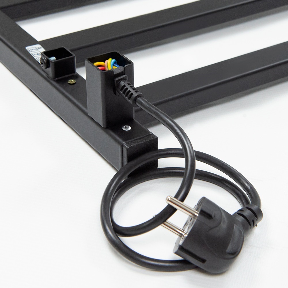 Полотенцесушитель Пэк сп 6 П 60х50 черный ВГП