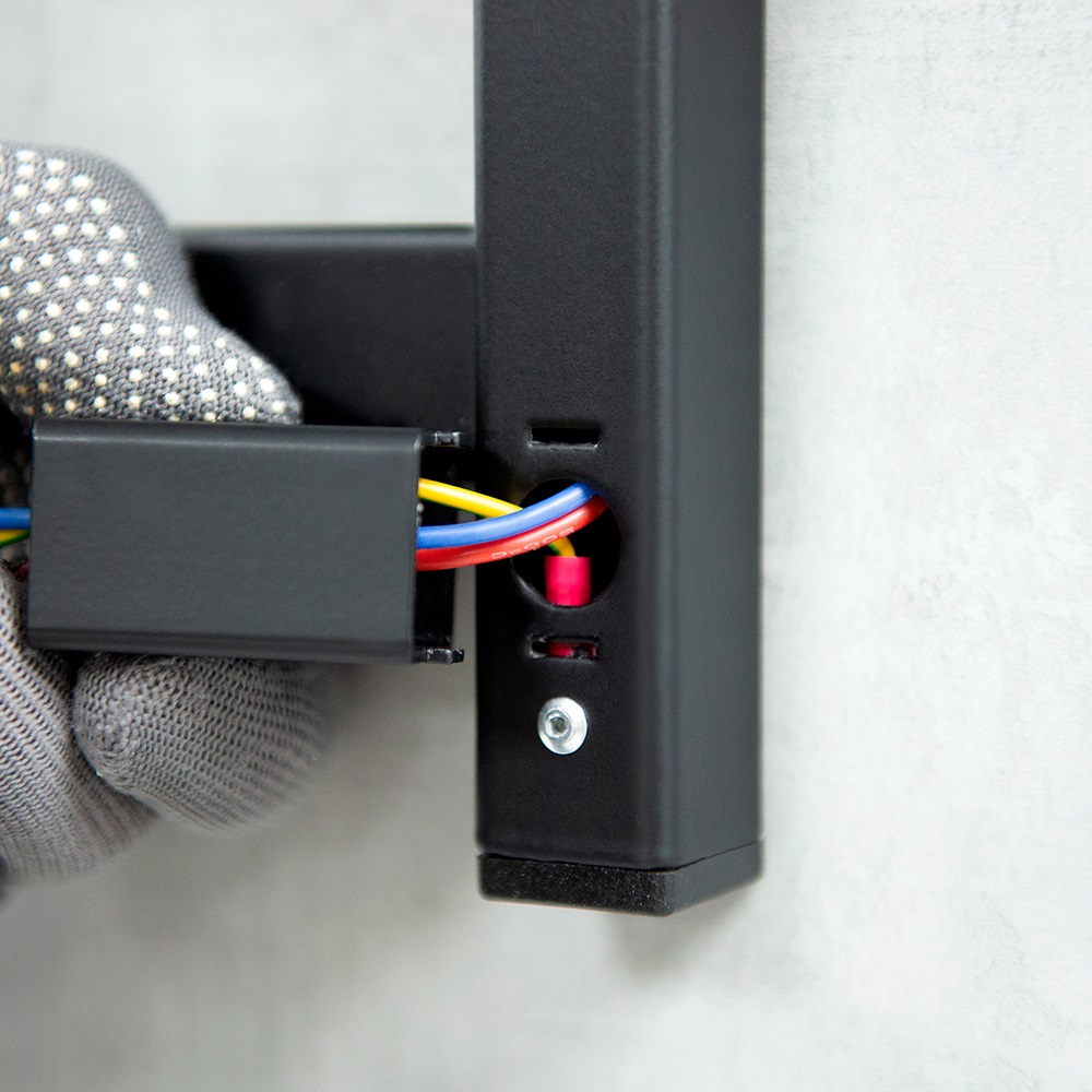 Полотенцесушитель Пэк сп 6 П 60х50 черный ВГП